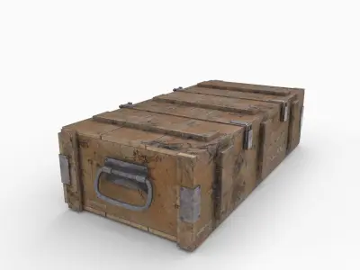 Ammo Crate - PBR Low-poly 3D model