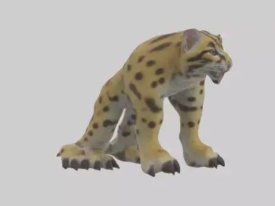 Ocelot Paws Model 3D model