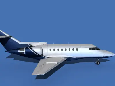 Hawker Siddley 1000 V13 3D model