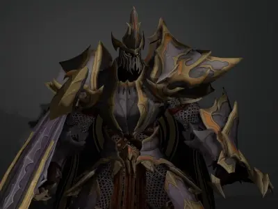 boss knight 3D model