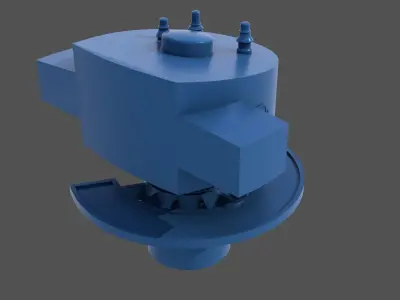 Littorio Class aft range finder - Commercial license 1-200 scale 3D print model