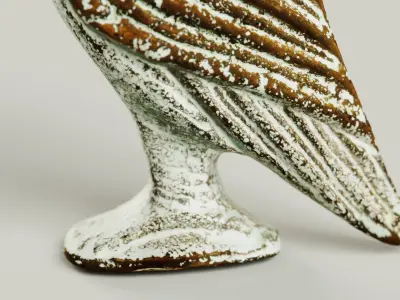 Owl Decoration Scan 4K 3D model