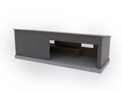 Abandoned workshop 01 Free low-poly 3D model