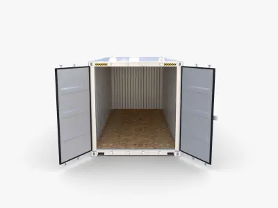 20ft Shipping Container Cosco v2 3D model