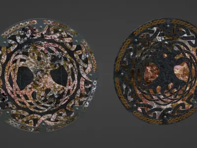 Viking Shield - Nidavellir - Svartalheim 3D model