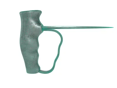 British WWI Robbins of Dudley Push Dagger Low-poly 3D model