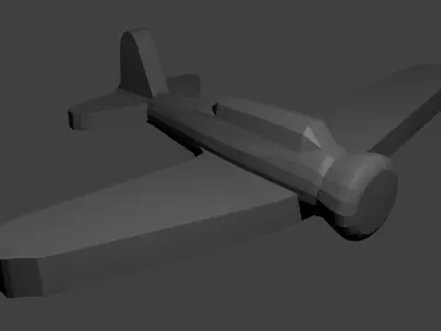Japanese B5N Kate Torpedo Bomber Free 3D print model
