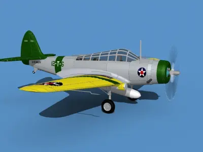 Douglas TBD-1 Devestator V05 3D model
