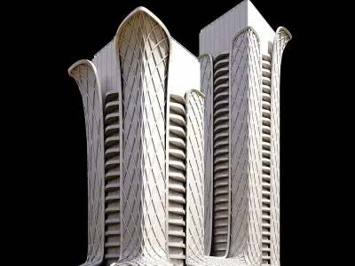 High-Rise Building Free 3D model