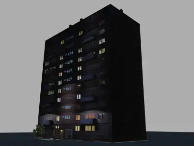 602 project apartment asset Free low-poly 3D model