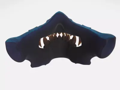 Alien Beast Mask STL 3D Print Model Creature Helmet Cosplay File 3D print model