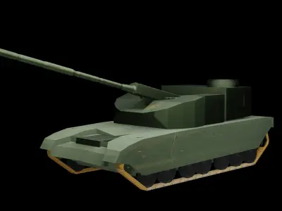 Tank in 3D Free 3D model
