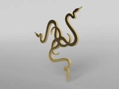 Razer Logo v2 003 Free low-poly 3D model