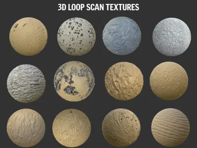 DESERT STONE PACK 3D model
