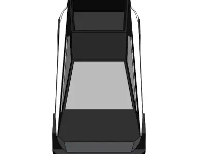 Futuristic Electric Utility Vehicle 3D Model Cyber Truck 3D model