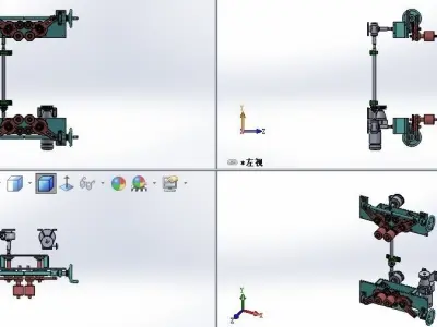 Gear positioning model 3D model
