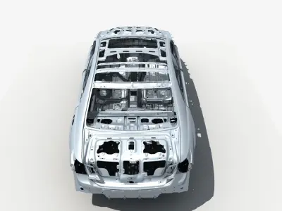 Car Frame 02 3D model