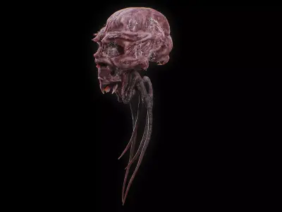 Alien Insect Creature Low-poly 3D model