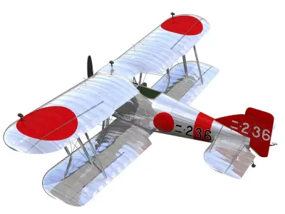 Nakajima A1N 3D model