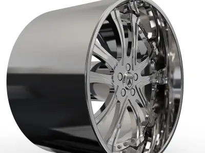 ASANTI AF159 WHEEL 3D MODEL 3D model