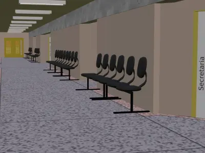 College Building Free 3D model