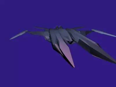 starfighter AFX-6502  Free low-poly 3D model