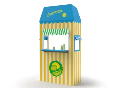 Lemonade Booth 3D Model