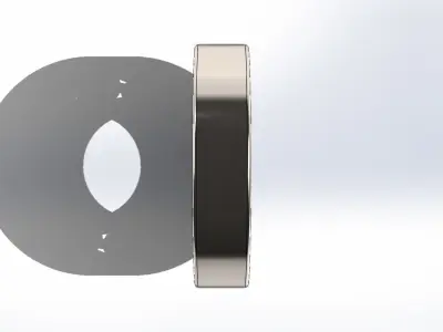 Rolamento de Esferas SKF 6320 Ball Bearing 3D model