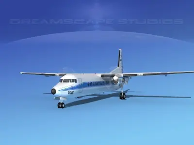 Fokker F-60 Rep of China 3D model