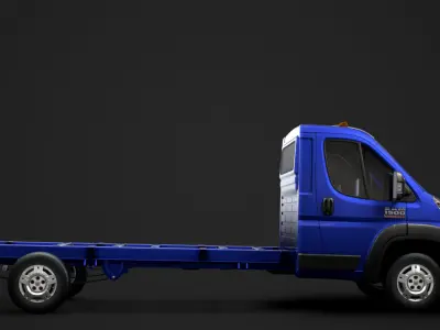 Ram Promaster Cargo Chassis Truck Single Cab 4300 WB 2019 3D model