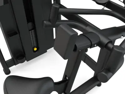 Technogym - Selectorised - Upper Back 3D model