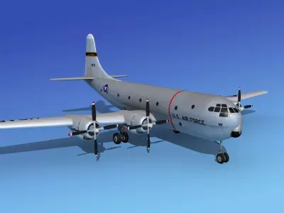 Boeing C-97 Stratofreighter V01 3D model