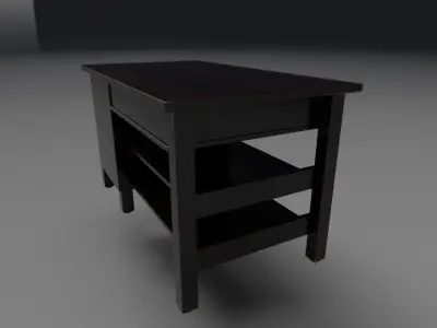 Writing Table Free low-poly 3D model