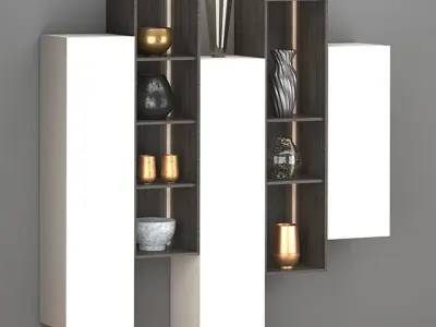 Hanged Cabinet Free 3D model