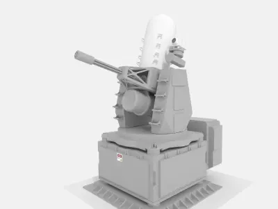 phalanx ciws 3D model