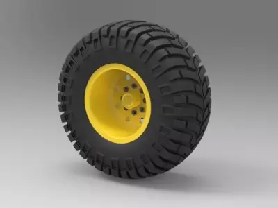 Offroad wheel 10 3D model