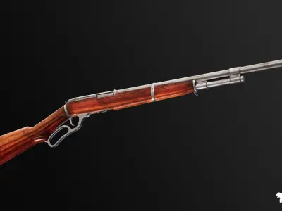 FPS Western Guns Vol 2 Low-poly 3D model