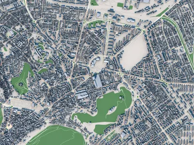 Brasov Romania 3D model