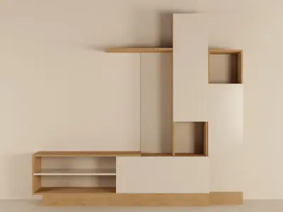 AlphaB2B Melisa Tv Unit Free low-poly 3D model