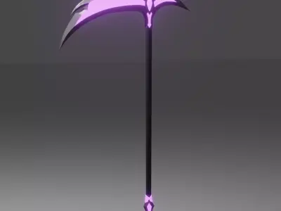braid scythe 3D model