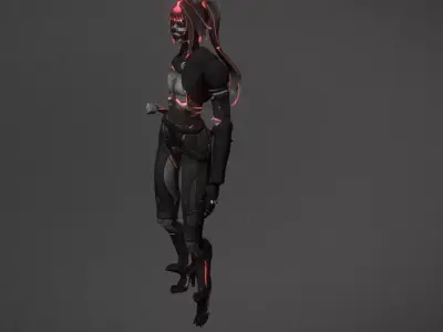 SCARLET Free Sci-fi 3D print model