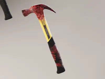 Hammer Weapon Collection Low-poly 3D model