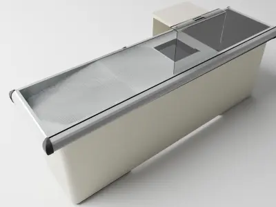 Cashier desk Free 3D model