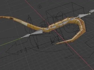 animated and rigged snake Free 3D model