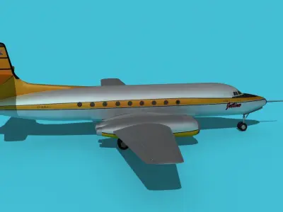 AVRO Canada C-102 Jetliner V01 3D model