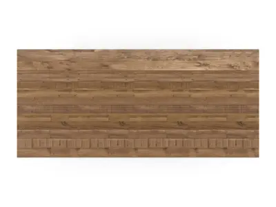 Reclaimed Wood Dining Table Free 3D model