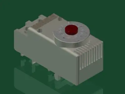 Thermostat electronic switch Free 3D model