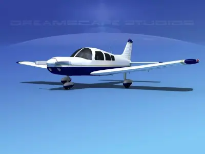 Piper PA-28 V04 3D model