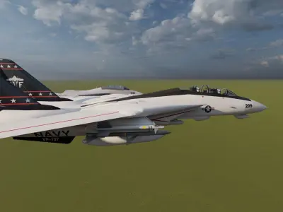 F14 TOMCAT 3D model