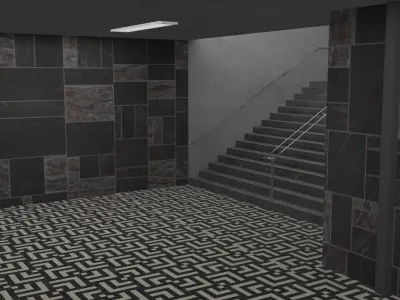 Underground pass 3D model